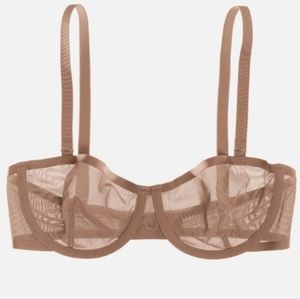 The Balconette Bra in taupe